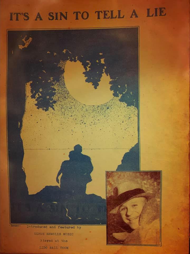 Lido Ballroom #MedhurstRoad #TaixingLu #Shanghai #上海 "It's a Sin To Tell A Lie” #1936 by #BillyMayhew made popular by Fats Waller #Victor arranged by Serge Ermoll & His Orchestra for Lido club 🎺 🎼  "Be sure it's true when you say I love you. It's a sin to tell a lie. Millions of hearts have been broken. Just because these words were spoken...” recorded in French by Cajun singer Cléoma Breaux.