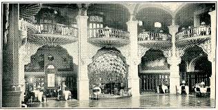 An image of the Astor House Ballroom from a 1932 guidebook to Shanghai
