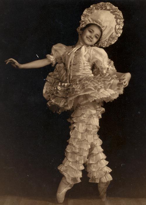 Asja Mercoolova a Russian ballerina in the French Concession Shanghai 1930s as a young girl.