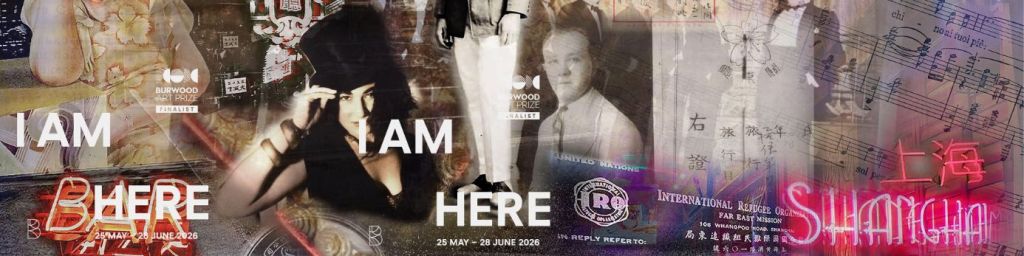 Finalist Burwood Art Prize 2026
Artwork: THIS NIGHT OF LOVE: Self-Portrait with Monsieur Serge
Artist: Tatiana Pentes (nee Ermolaeff)
Digital video artwork: 1920 x 1080 pixels with a jazz soundtrack (mp4)
Duration: 3 mins. THIS NIGHT OF LOVE: Self-Portrait with Monsieur Serge,” a digital film, Tatiana in a silk top hat blends feminine nostalgia with the nightlife of old #Shanghai 上海, paying homage to her émigré grandfather Serge with a Calendar Girl–style pinup. Serge was musical director at Paramount Ballroom (1934–36), performing Shidaiqu #時代曲, Chinese popular #jazz. The soundtrack features “Chinese Wedding” (1928) by Whitey Smith. Neon lights illuminate a collage of Serge’s identity papers against trompe-l’œil walls in Burwood Chinatown, where lanterns glow over modern laneways and street food stalls as jazz drifts through rain-slick reflections.